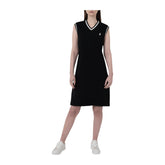 Polo Women’s Tiisetso SL Dress – Black | V-Neck Knit Dress